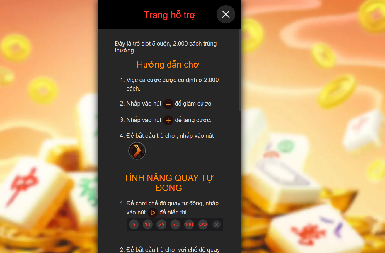 Đường Mạt Chược 3 Ký hiệu trong game đường mạc chược