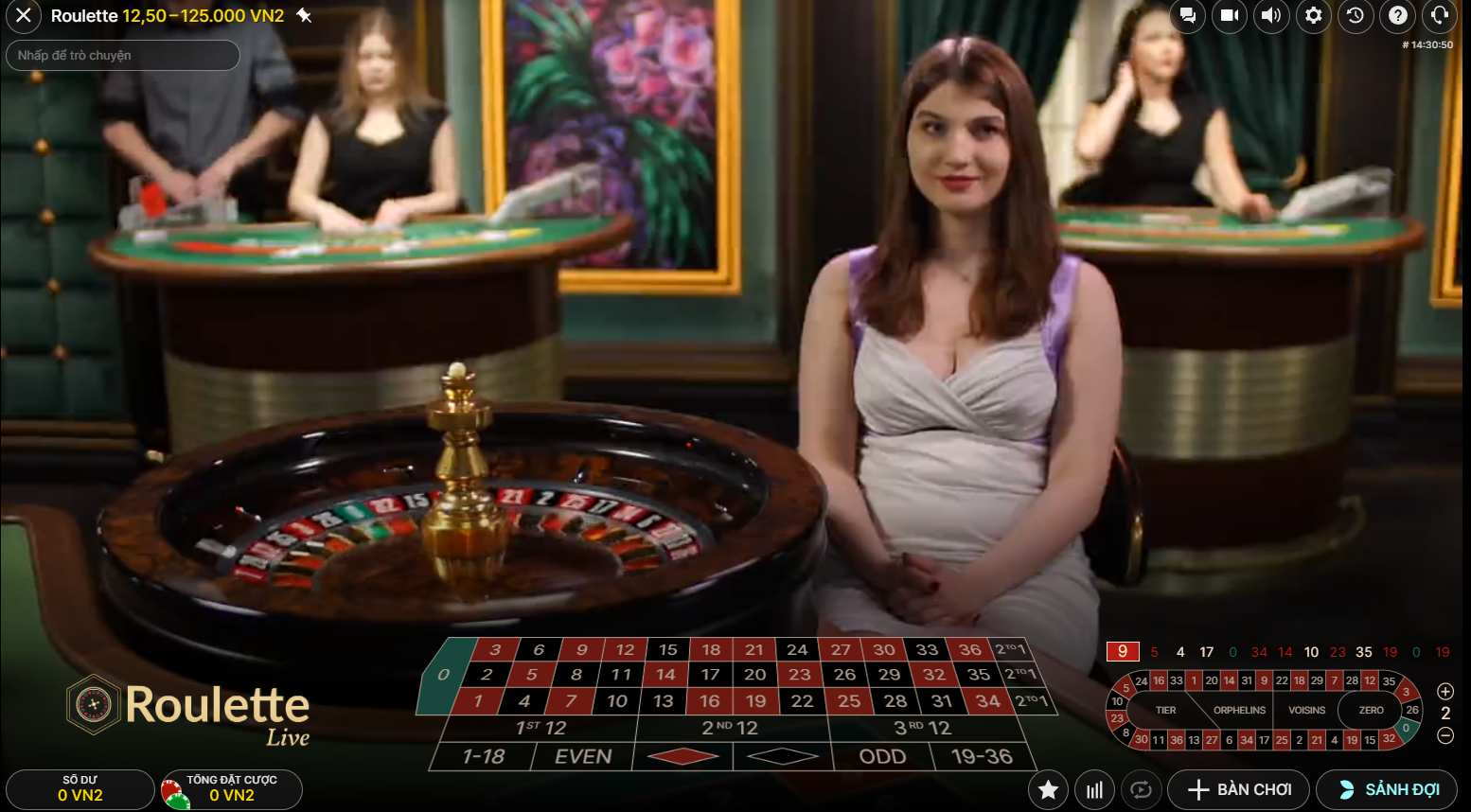 Cách chơi Roulette tại BK8